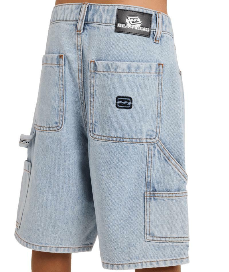 Billabong Boys Bad Dog Denim Short Washed Indigo. Billabong Walkshorts - Fitted Waist in Boys Walkshorts - Fitted Waist & Boys Shorts. Code: 24A20450