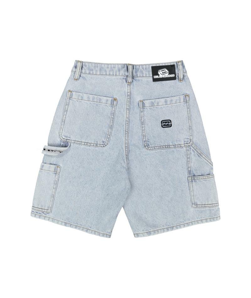Billabong Boys Bad Dog Denim Short Washed Indigo. Billabong Walkshorts - Fitted Waist in Boys Walkshorts - Fitted Waist & Boys Shorts. Code: 24A20450