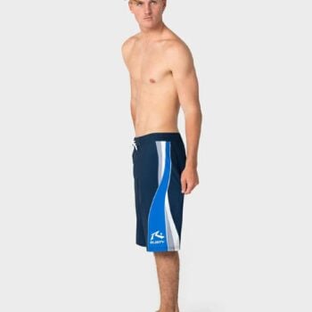 Rusty Plot Twist Boardshort Navy Blue 1. Rusty Boardshorts - Fitted Waist in Mens Boardshorts - Fitted Waist & Mens Shorts. Code: BSM1672