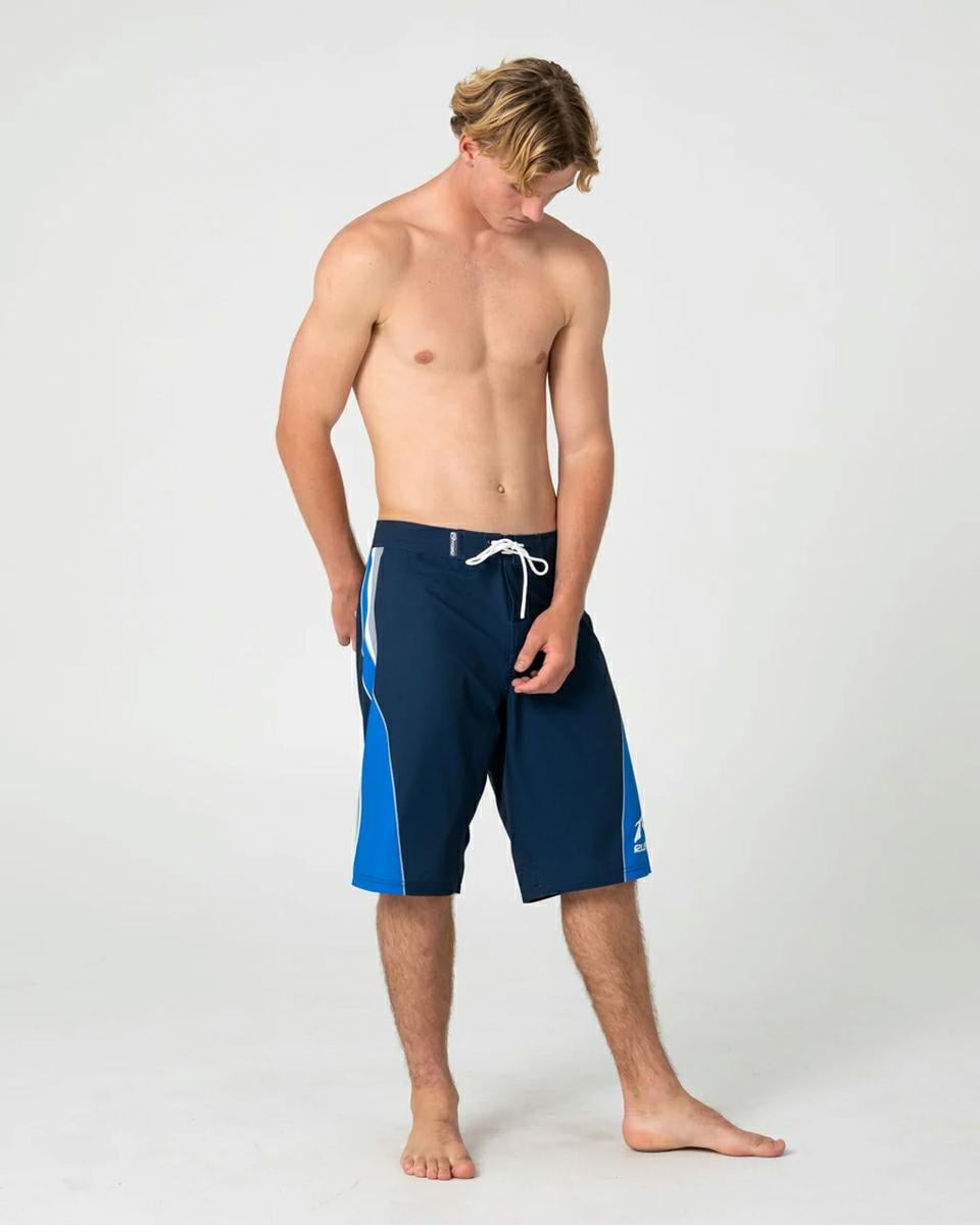 Rusty Plot Twist Boardshort Navy Blue 1. Rusty Boardshorts - Fitted Waist in Mens Boardshorts - Fitted Waist & Mens Shorts. Code: BSM1672