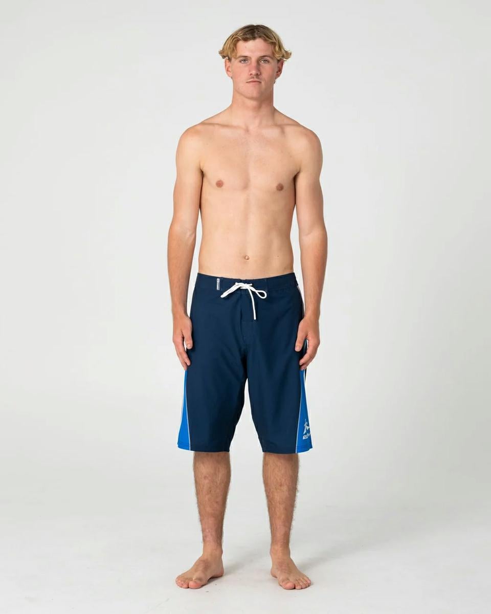 Rusty Plot Twist Boardshort Navy Blue 1. Rusty Boardshorts - Fitted Waist in Mens Boardshorts - Fitted Waist & Mens Shorts. Code: BSM1672