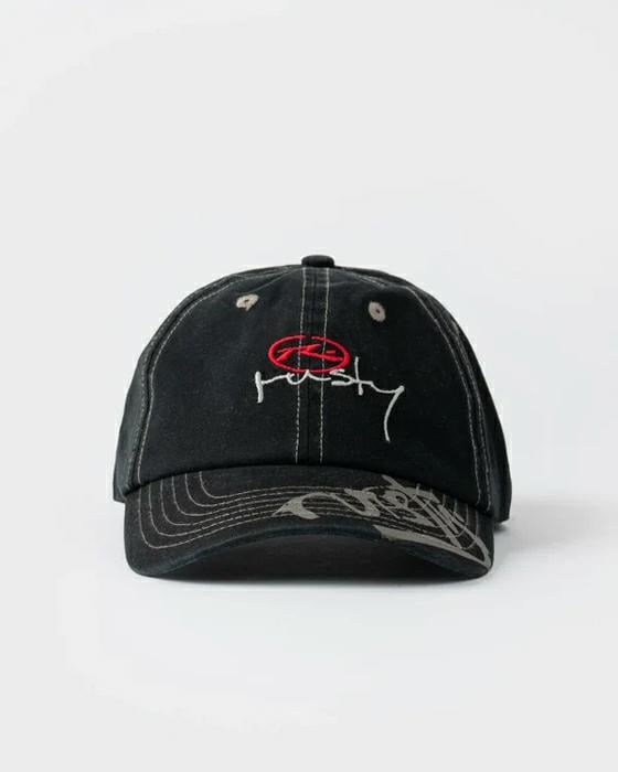Rusty Shredder 6 Panel Cap Black. Rusty Hats & Caps in Mens Hats & Caps & Mens Headwear. Code: HCM2038