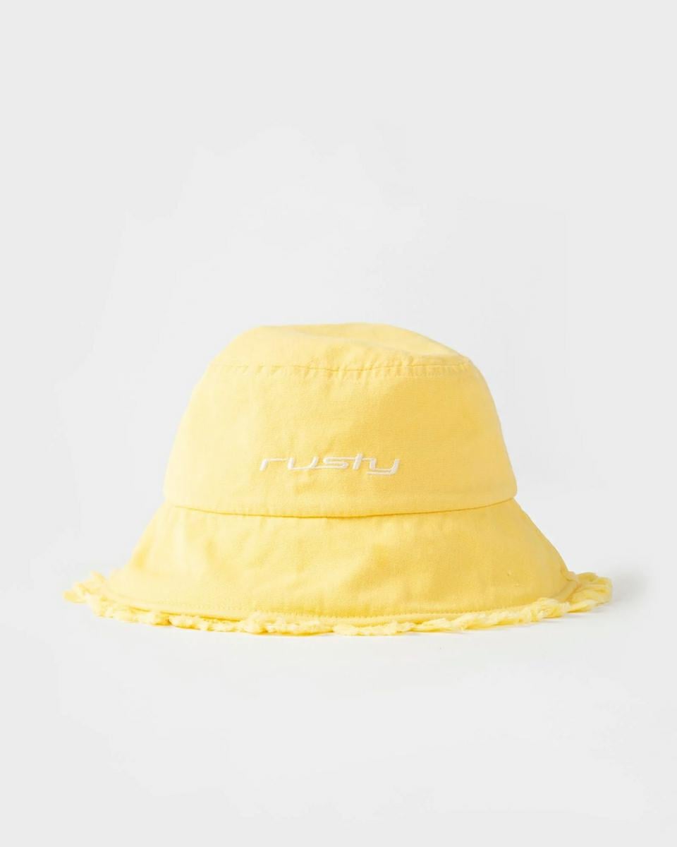 Rusty Glimmer Bucket Hat Girls Pale Banana. Rusty Hats & Caps in Girls Hats & Caps & Girls Headwear. Code: HHG0013