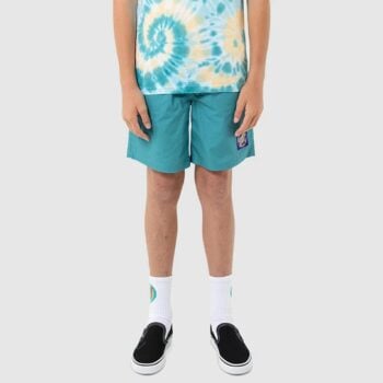Santa Cruz Skateboards Mfg Cruzier Ew Bshort Teal. Santa Cruz Skateboards Boardshorts - Elastic Waist in Boys Boardshorts - Elastic Waist & Boys Shorts. Code: SB226-SH03