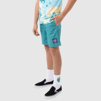 Santa Cruz Skateboards Mfg Cruzier Ew Bshort Teal. Santa Cruz Skateboards Boardshorts - Elastic Waist in Boys Boardshorts - Elastic Waist & Boys Shorts. Code: SB226-SH03