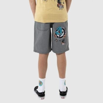 Santa Cruz Skateboards Roskopp Baggy Jean Short Carbon. Santa Cruz Skateboards Walkshorts - Fitted Waist in Boys Walkshorts - Fitted Waist & Boys Shorts. Code: SB226-SH09