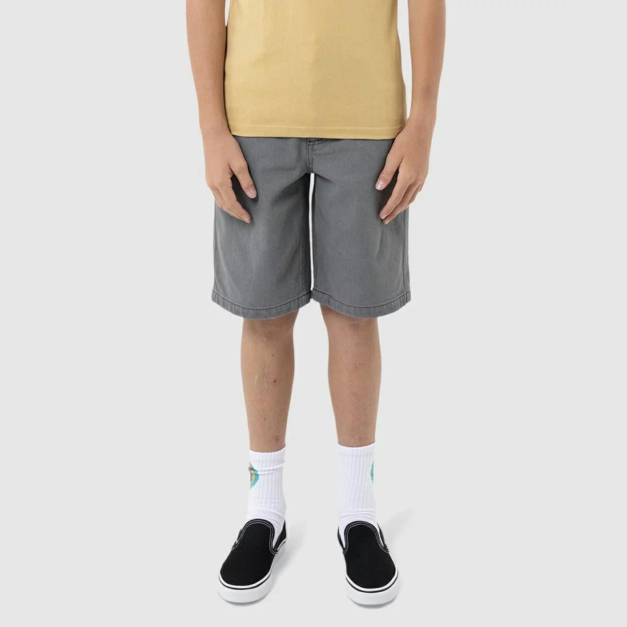 Santa Cruz Skateboards Roskopp Baggy Jean Short Carbon. Santa Cruz Skateboards Walkshorts - Fitted Waist in Boys Walkshorts - Fitted Waist & Boys Shorts. Code: SB226-SH09
