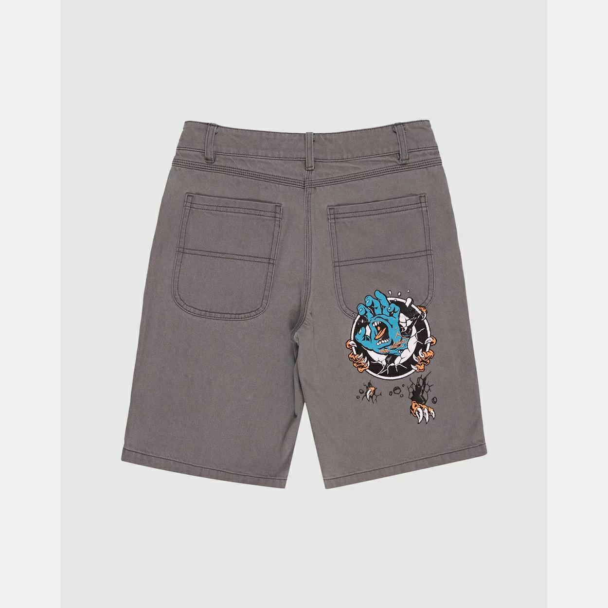 Santa Cruz Skateboards Roskopp Baggy Jean Short Carbon. Santa Cruz Skateboards Walkshorts - Fitted Waist in Boys Walkshorts - Fitted Waist & Boys Shorts. Code: SB226-SH09