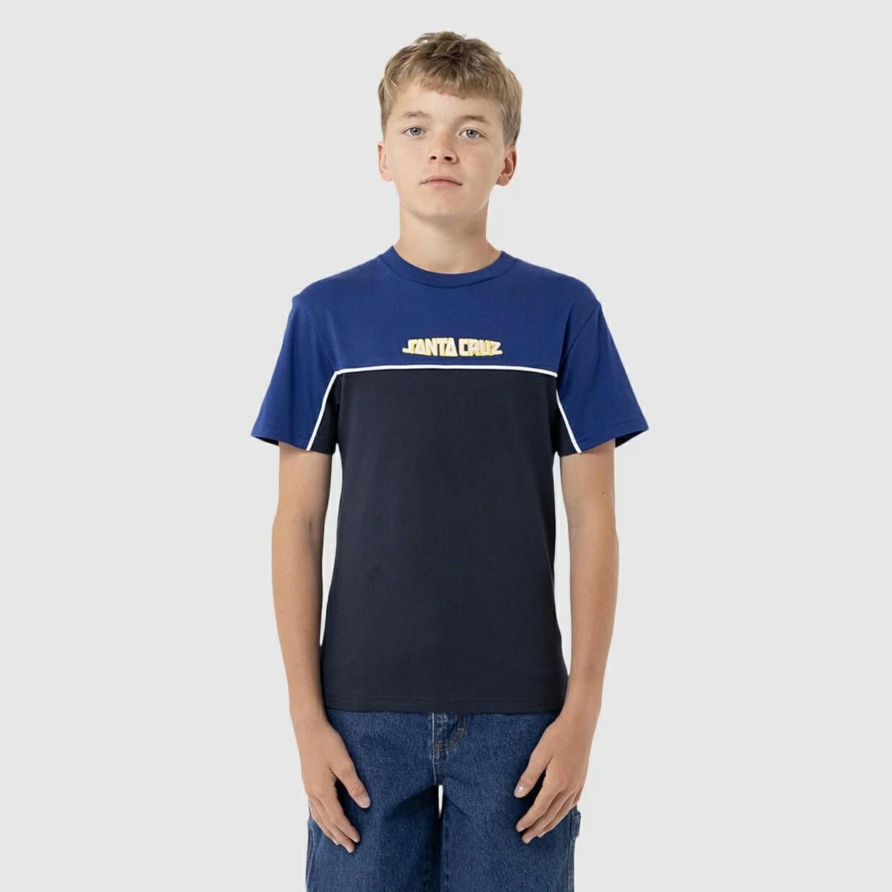 Santa Cruz Skateboards Fisheye Strip Front Ss Te Dark Blue. Santa Cruz Skateboards Tees in Boys Tees & Boys T-shirts & Singlets. Code: SB226-SS10