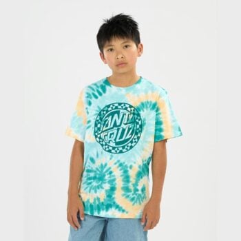 Santa Cruz Skateboards Malba Crash Dot Ss Tee Teal Tie Dye. Santa Cruz Skateboards Tees in Boys Tees & Boys T-shirts & Singlets. Code: SB226-SS11