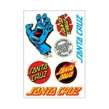 Santa Cruz Skateboards Screaming Hand Sheet Multi. Santa Cruz Skateboards Stickers in Generic Stickers & Generic Accessories. Code: SU226-ST20