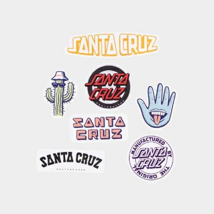 Santa Cruz Skateboards Multi Logo Sticker Pack Multi. Santa Cruz Skateboards Stickers in Boys Stickers & Boys Accessories. Code: SU226-ST21