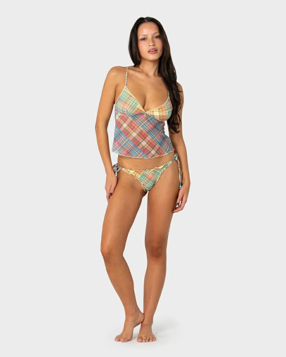 Rusty Check Moi Tankini Cami To Multi Check. Rusty Swimwear - Separates in Womens Swimwear - Separates & Womens Swimwear. Code: SWL1845