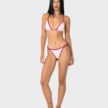 Rusty Sugary Sliding Tri Bikini Pink / Red. Rusty Swimwear - Separates in Womens Swimwear - Separates & Womens Swimwear. Code: SWL1854