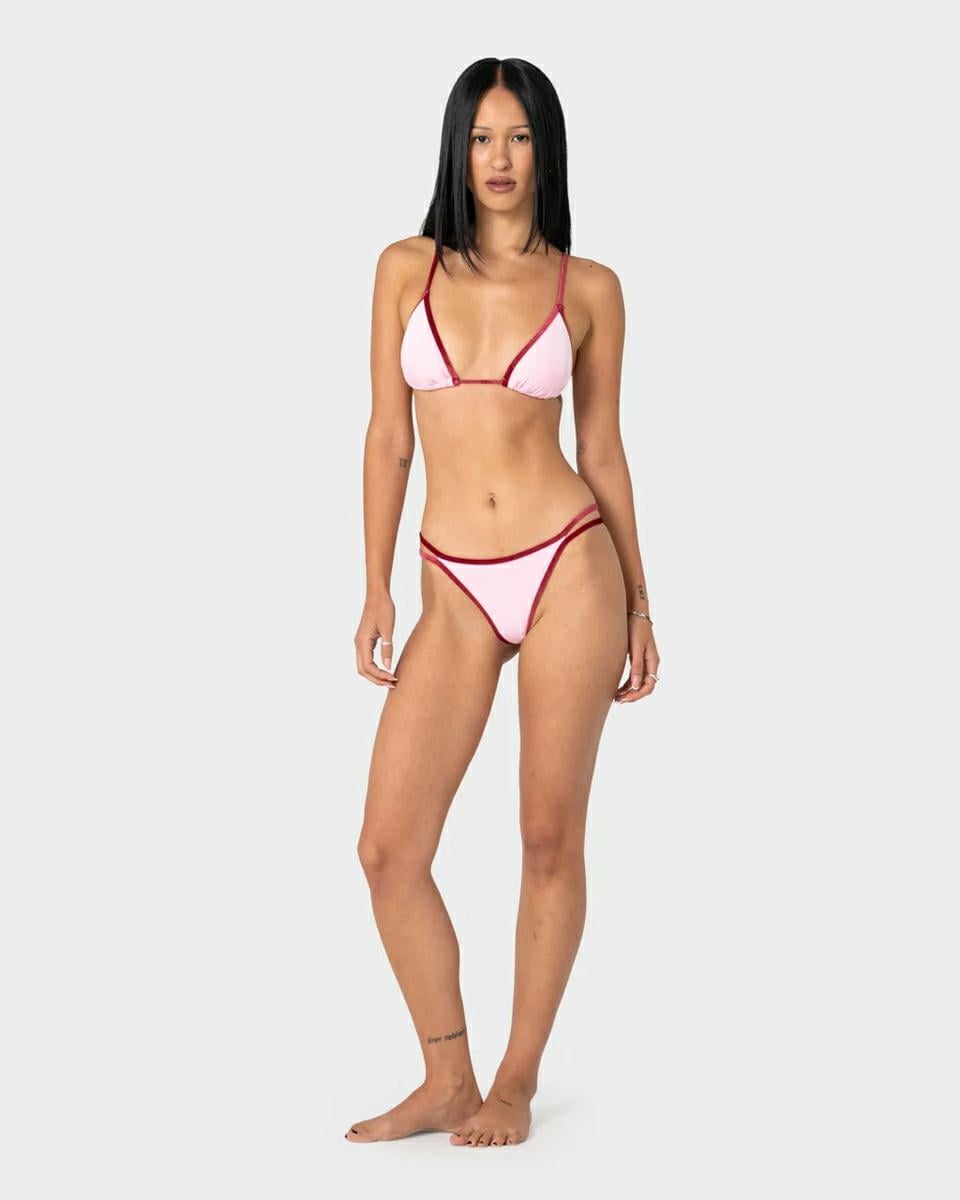Rusty Sugary Sliding Tri Bikini Pink / Red. Rusty Swimwear - Separates in Womens Swimwear - Separates & Womens Swimwear. Code: SWL1854