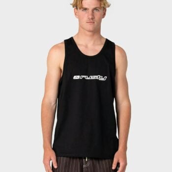 Rusty Fragment Tank Black. Rusty Singlets & Tanks in Mens Singlets & Tanks & Mens T-shirts & Singlets. Code: TSM0544