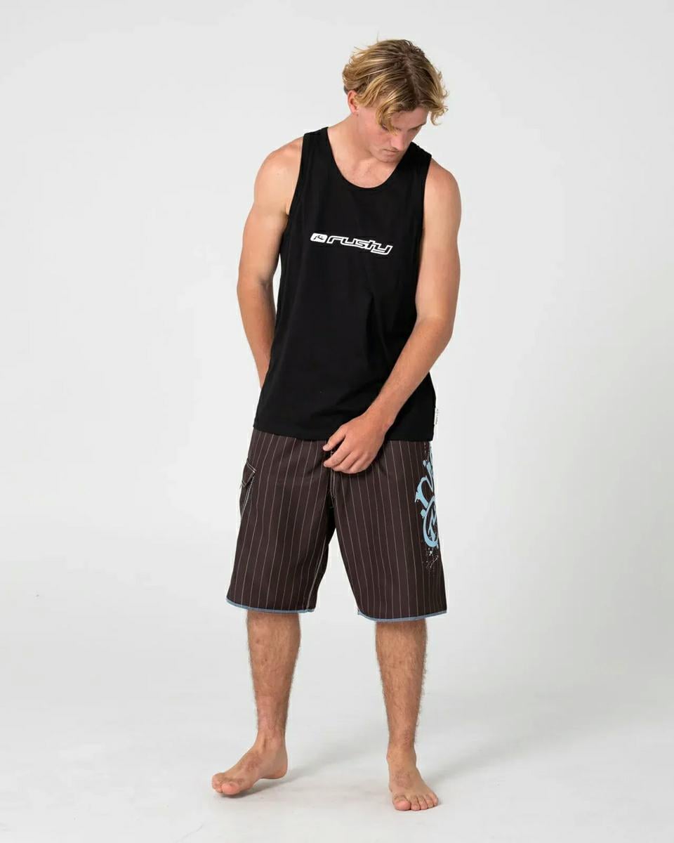 Rusty Fragment Tank Black. Rusty Singlets & Tanks in Mens Singlets & Tanks & Mens T-shirts & Singlets. Code: TSM0544