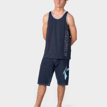 Rusty Speedrun Tank Navy Blue. Rusty Singlets & Tanks in Mens Singlets & Tanks & Mens T-shirts & Singlets. Code: TSM0548