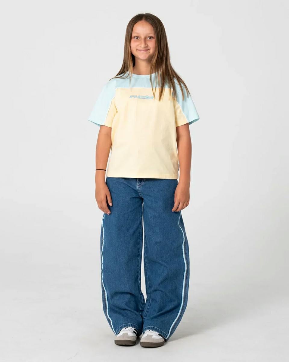Rusty Polar Girly 2pop Oversize Pale Banana. Rusty Tees in Girls Tees & Girls T-shirts & Singlets. Code: TTG0101