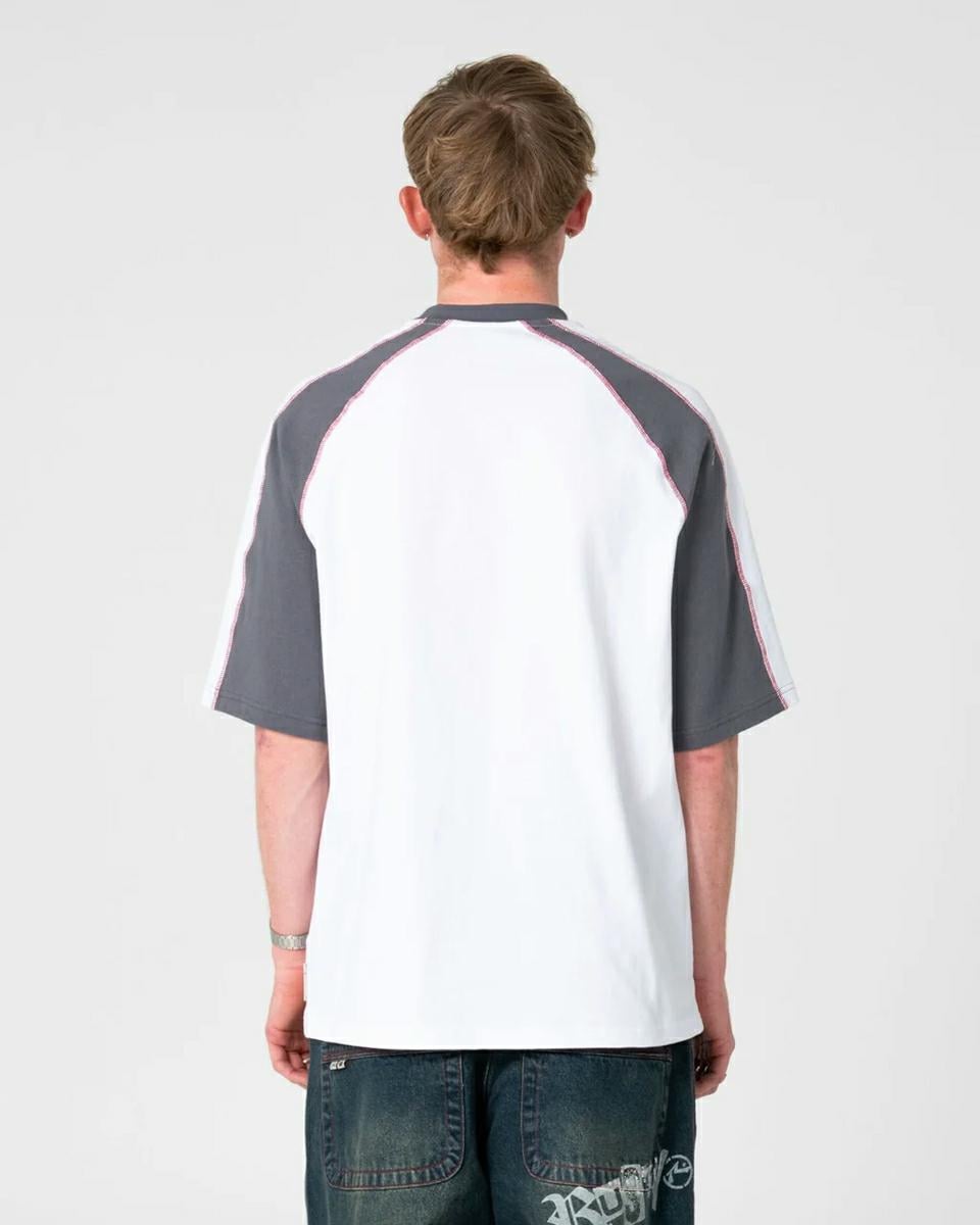 Rusty Fade-r Short Sleeve Tee White 2. Rusty Tees in Mens Tees & Mens T-shirts & Singlets. Code: TTM3027