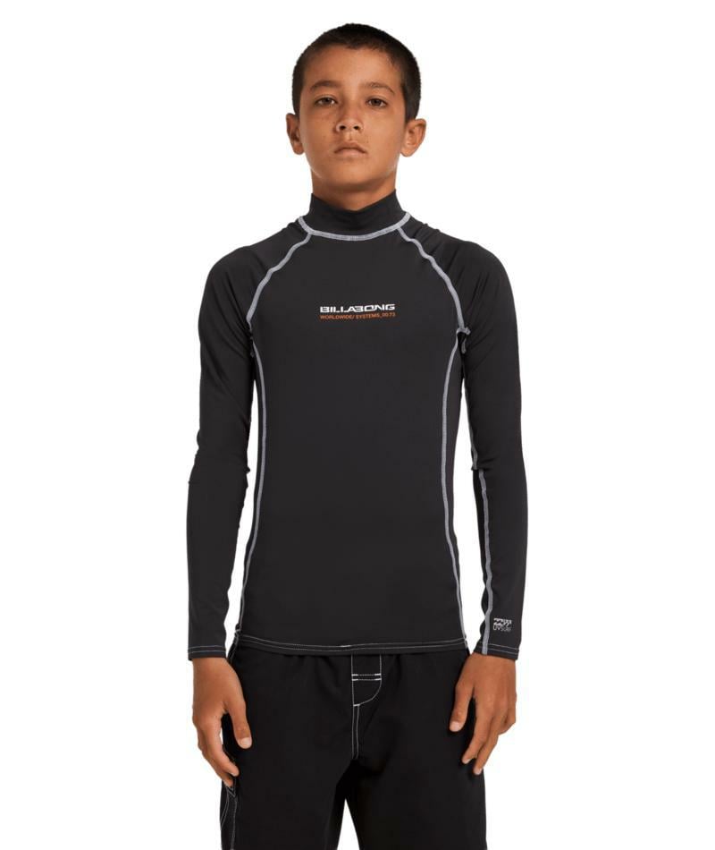 Billabong Boys Spec 73 Pf Ls Washed Black. Billabong Rashvests in Boys Rashvests & Boys Wetsuits. Code: UBBWR03032