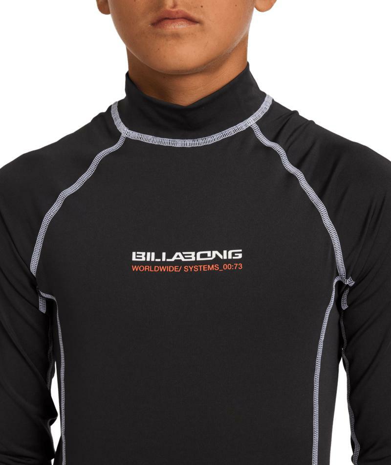Billabong Boys Spec 73 Pf Ls Washed Black. Billabong Rashvests in Boys Rashvests & Boys Wetsuits. Code: UBBWR03032