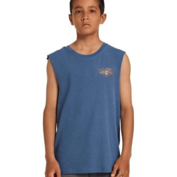 Billabong Boys Heritage Arch Muscle China Blue. Billabong Singlets & Tanks in Boys Singlets & Tanks & Boys T-shirts & Singlets. Code: UBBZT00346