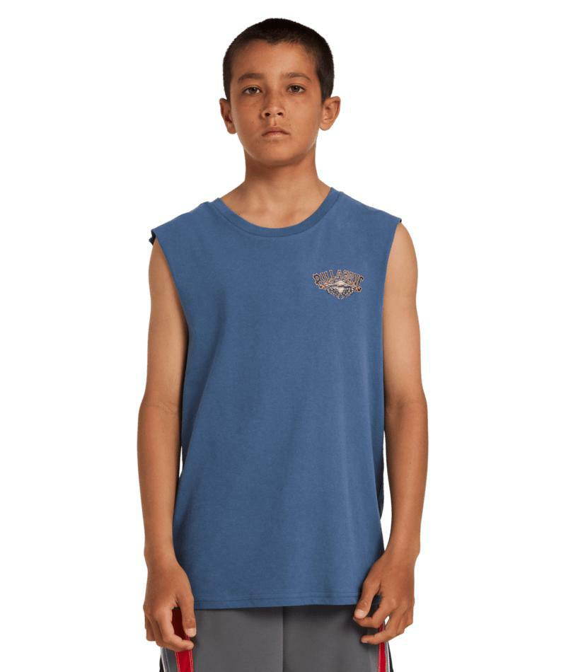 Billabong Boys Heritage Arch Muscle China Blue. Billabong Singlets & Tanks in Boys Singlets & Tanks & Boys T-shirts & Singlets. Code: UBBZT00346