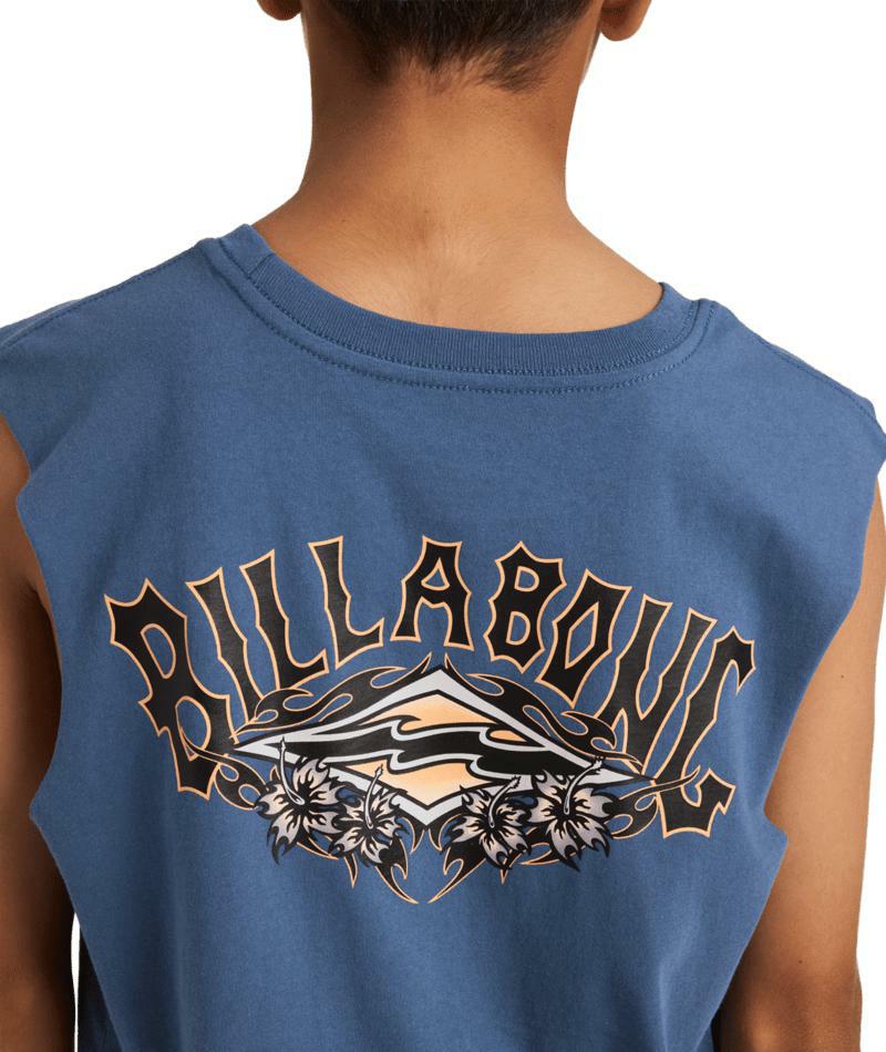 Billabong Boys Heritage Arch Muscle China Blue. Billabong Singlets & Tanks in Boys Singlets & Tanks & Boys T-shirts & Singlets. Code: UBBZT00346