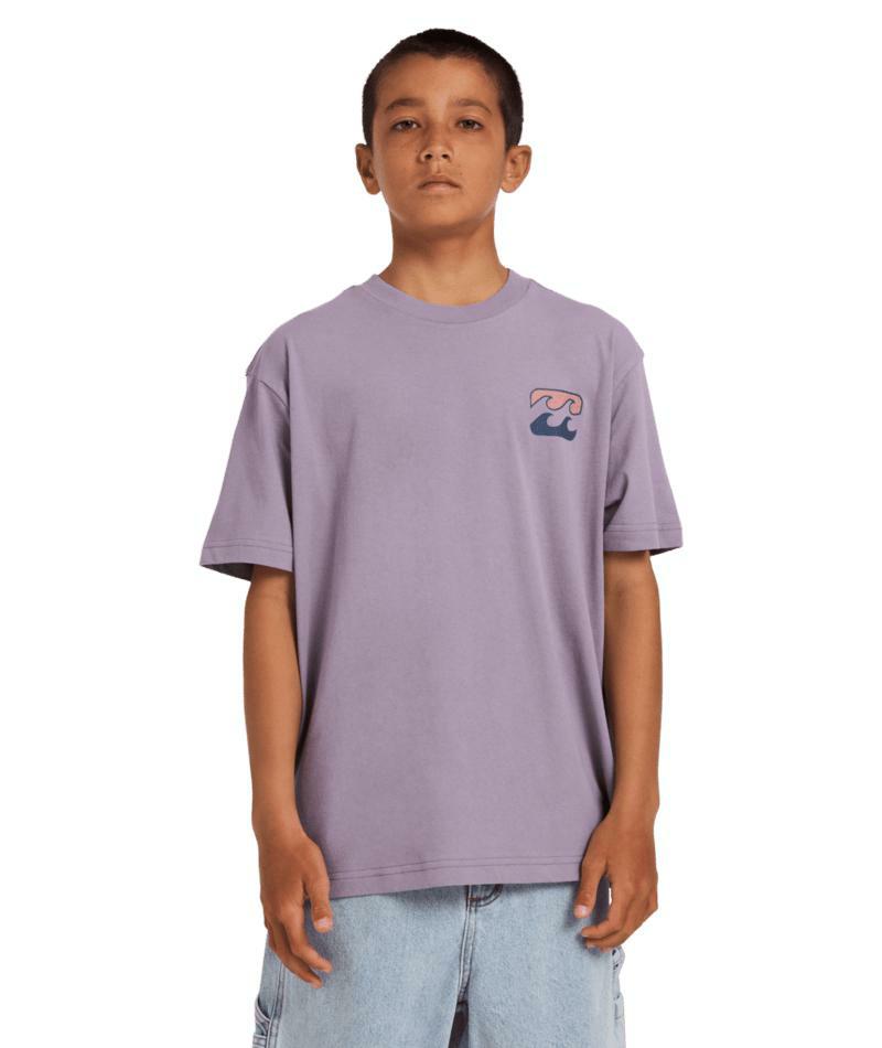 Billabong Boys Crayon Wave Ss Purple Ash. Billabong Tees in Boys Tees & Boys T-shirts & Singlets. Code: UBBZT00349