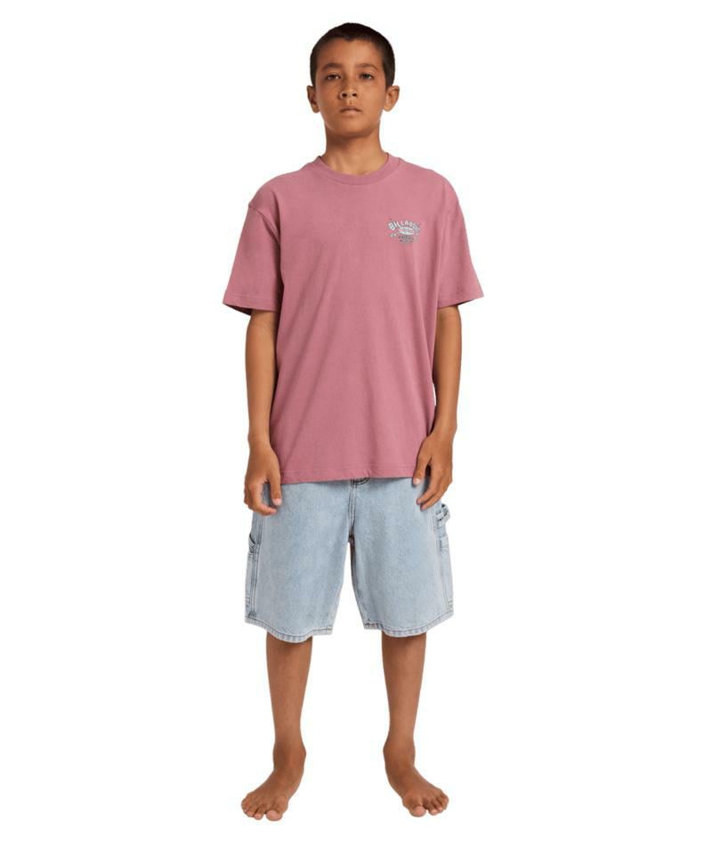 Billabong Boys Heritage Arch Ss Red Dahlia. Billabong Tees in Boys Tees & Boys T-shirts & Singlets. Code: UBBZT00350