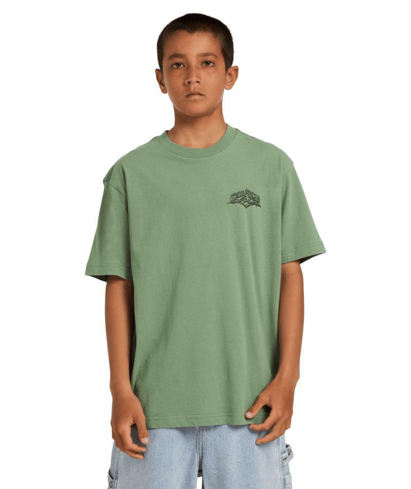 Billabong Boys Reverse Ss Hedge Green. Billabong Tees in Boys Tees & Boys T-shirts & Singlets. Code: UBBZT00351