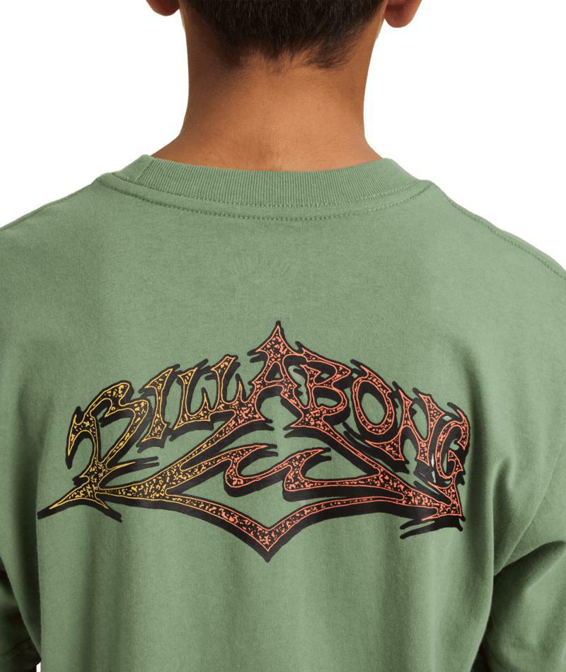 Billabong Boys Reverse Ss Hedge Green. Billabong Tees in Boys Tees & Boys T-shirts & Singlets. Code: UBBZT00351