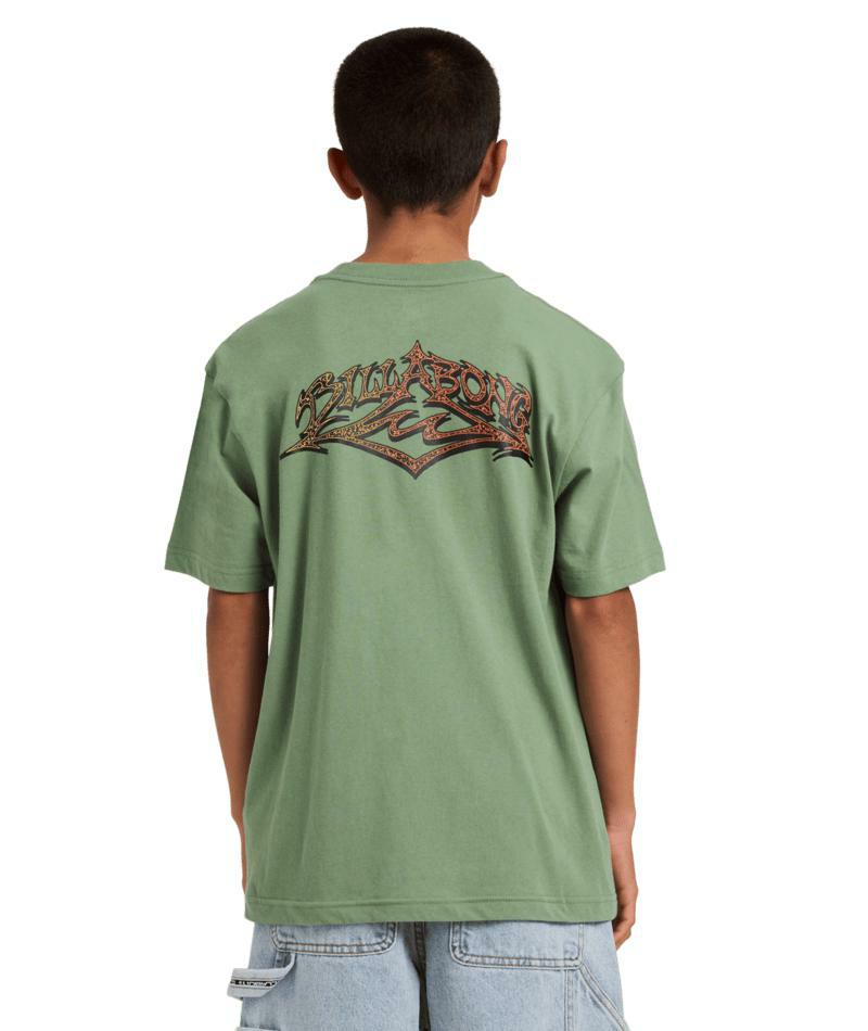 Billabong Boys Reverse Ss Hedge Green. Billabong Tees in Boys Tees & Boys T-shirts & Singlets. Code: UBBZT00351
