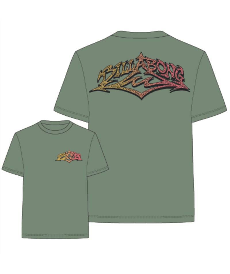 Billabong Boys Reverse Ss Hedge Green. Billabong Tees in Boys Tees & Boys T-shirts & Singlets. Code: UBBZT00351
