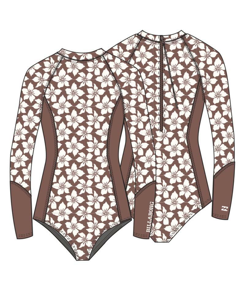 Billabong Playa Sol Ls Bodysuit Teak. Billabong Rashvests in Womens Rashvests & Womens Wetsuits. Code: UBJWR03128