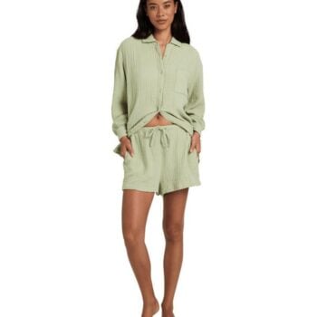 Billabong Wanderer Ls Wvn Shirt Crystal Green. Billabong Shirts - Long Sleeve in Womens Shirts - Long Sleeve & Womens Shirts. Code: UBJWT00275