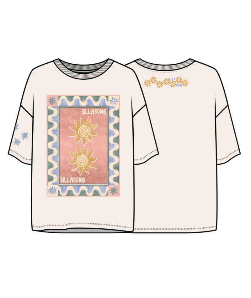 Billabong Seaside Dreams Tee Salt Crystal. Billabong Tees in Womens Tees & Womens T-shirts & Singlets. Code: UBJZT00579