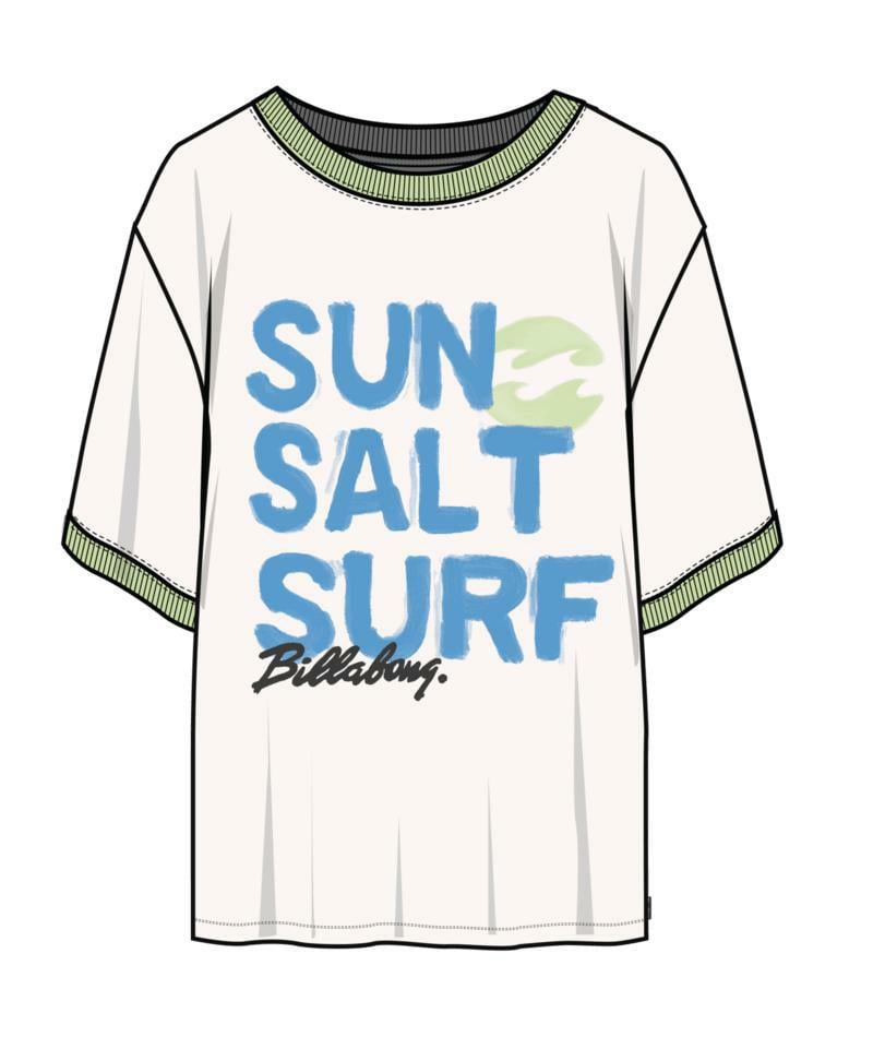 Billabong Holiday State Tee Salt Crystal. Billabong Tees in Womens Tees & Womens T-shirts & Singlets. Code: UBJZT00583