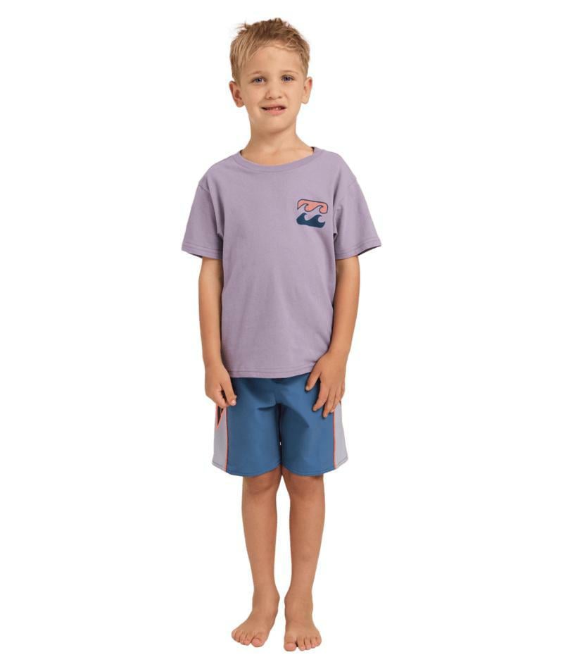 Billabong Groms Crayon Wave Ss Purple Ash. Billabong Tees in Boys Tees & Boys T-shirts & Singlets. Code: UBTZT00227