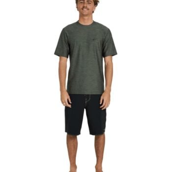 Billabong Shoreline Lf Ss Military Heather. Billabong Rashvests in Mens Rashvests & Mens Wetsuits. Code: UBYWR00111