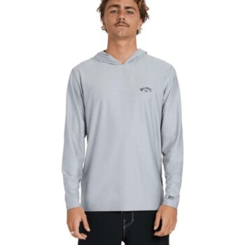 Billabong Shoreline Lf Hood Ls Light Grey Heather. Billabong Rashvests in Mens Rashvests & Mens Wetsuits. Code: UBYWR03058