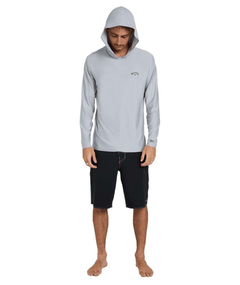 Billabong Shoreline Lf Hood Ls Light Grey Heather. Billabong Rashvests in Mens Rashvests & Mens Wetsuits. Code: UBYWR03058