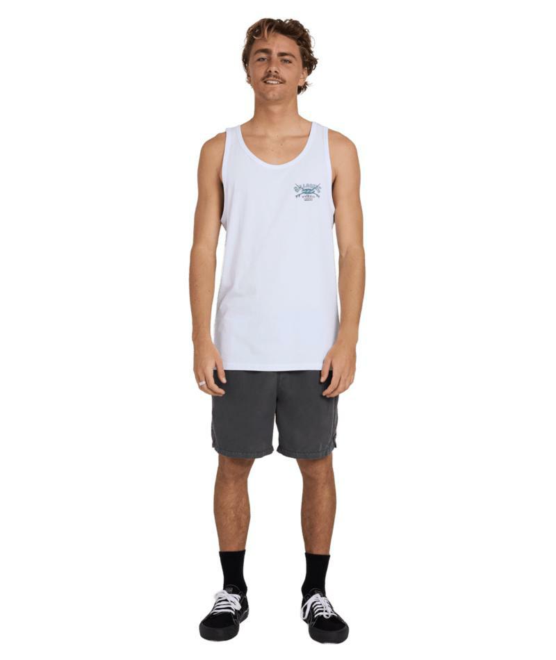 Billabong Crossboards Tank White. Billabong Singlets & Tanks in Mens Singlets & Tanks & Mens T-shirts & Singlets. Code: UBYZT00832