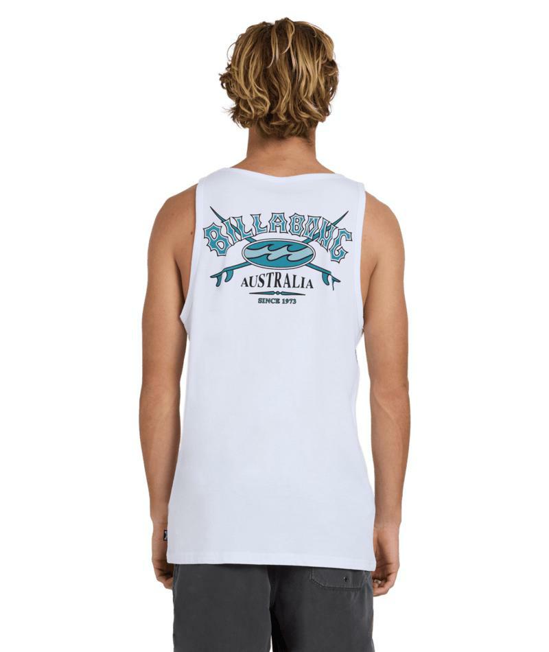Billabong Crossboards Tank White. Billabong Singlets & Tanks in Mens Singlets & Tanks & Mens T-shirts & Singlets. Code: UBYZT00832