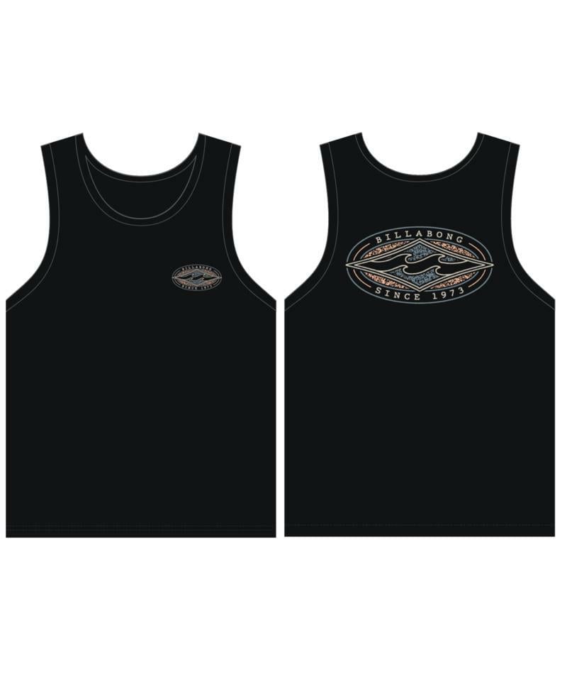 Billabong Rotar Diamond Tank Black. Billabong Singlets & Tanks in Mens Singlets & Tanks & Mens T-shirts & Singlets. Code: UBYZT00833