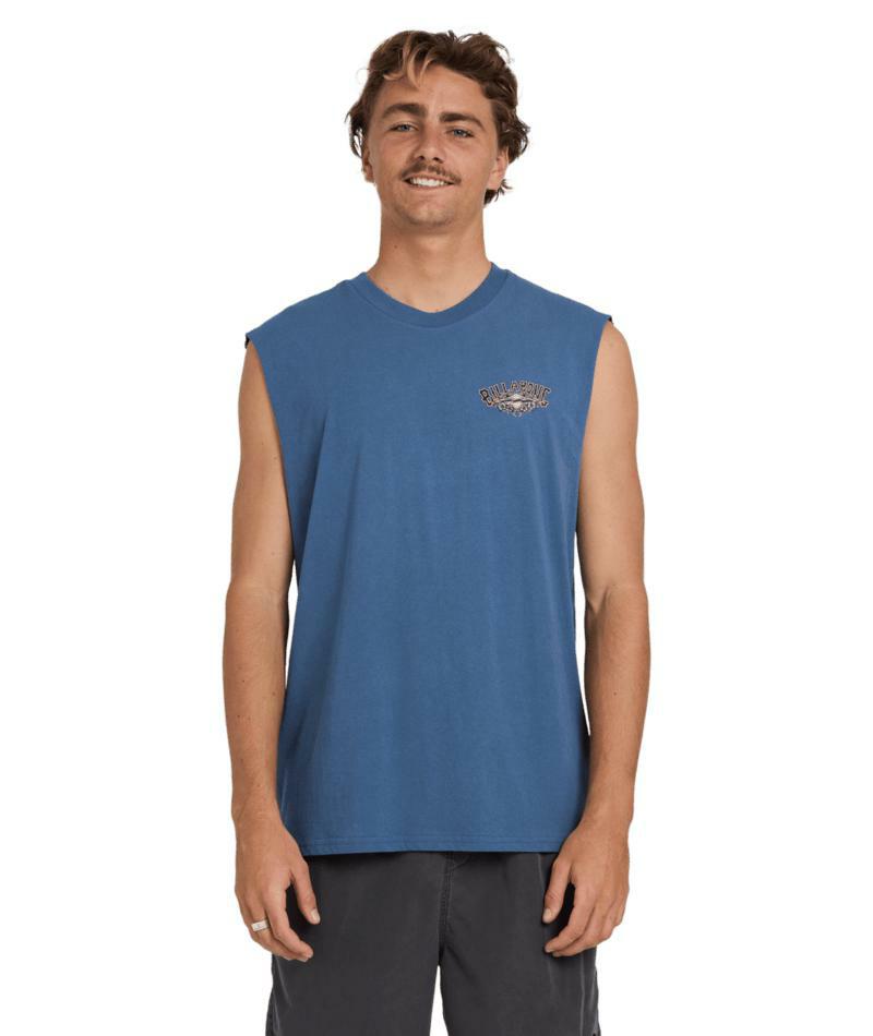 Billabong Heritage Arch Muscle China Blue. Billabong Singlets & Tanks in Mens Singlets & Tanks & Mens T-shirts & Singlets. Code: UBYZT00834