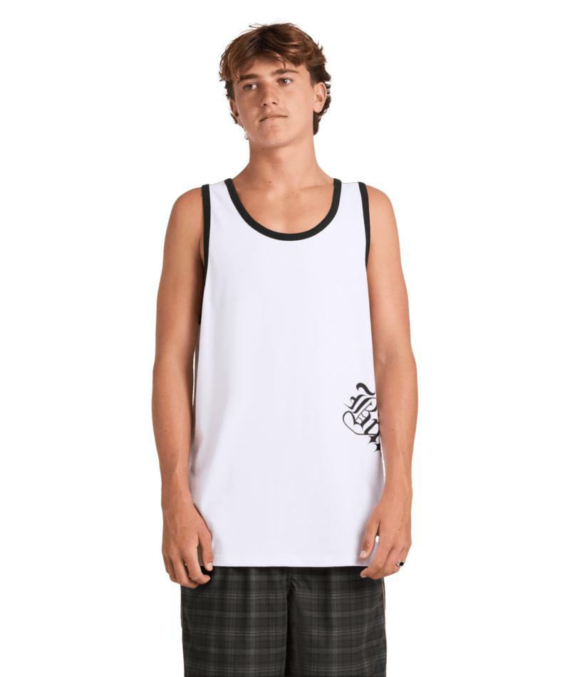 Billabong Immortal Tank White. Billabong Singlets & Tanks in Mens Singlets & Tanks & Mens T-shirts & Singlets. Code: UBYZT00842