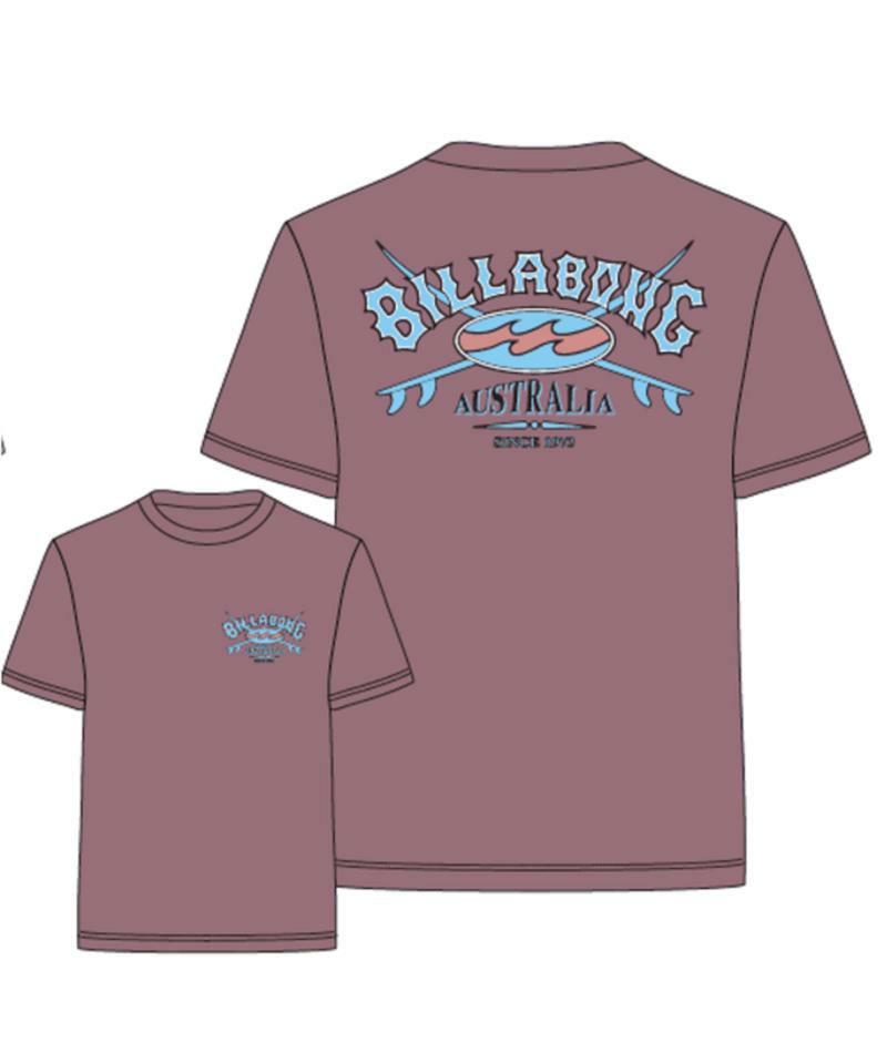 Billabong Heritage Arch Ww Premium Red Dahlia. Billabong Tees in Mens Tees & Mens T-shirts & Singlets. Code: UBYZT00889