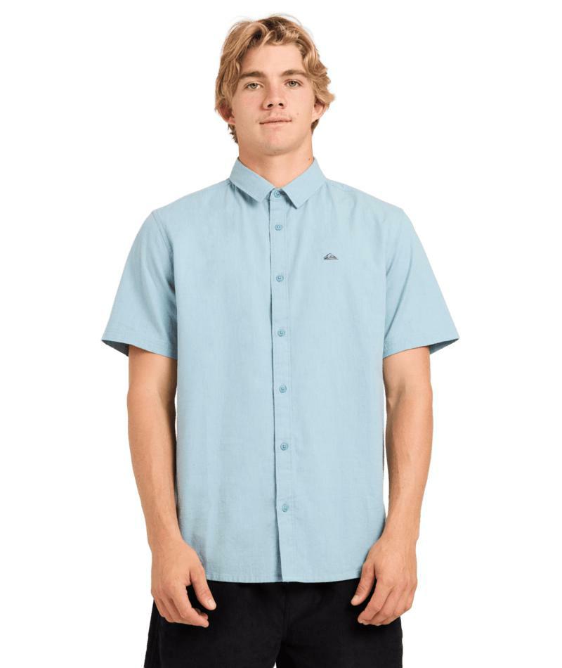 Quiksilver Classic Stretch Shirt Ss Stone Blue. Quiksilver Shirts - Short Sleeve in Mens Shirts - Short Sleeve & Mens Shirts. Code: UQYWT03122